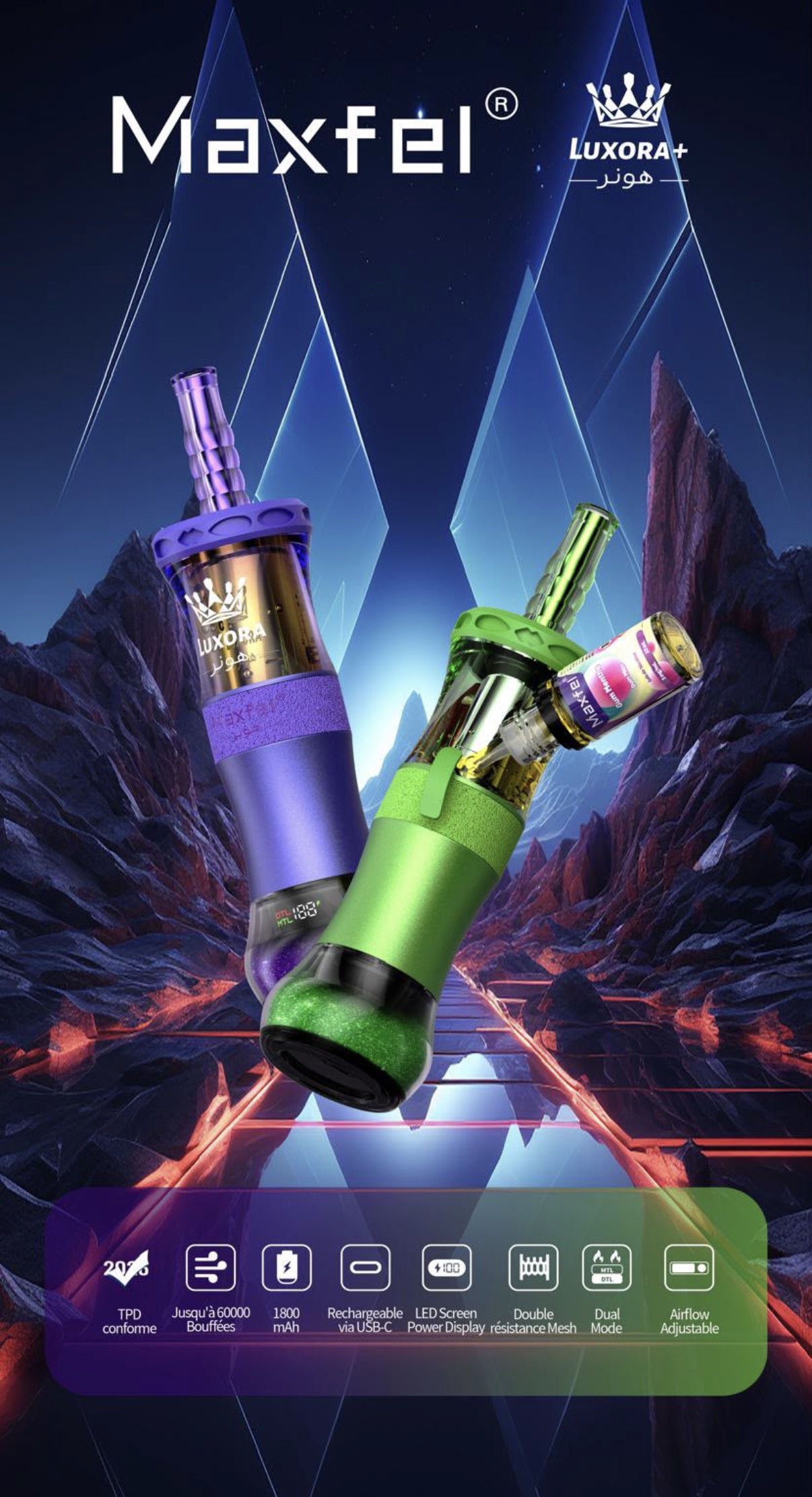 MAXFEL × LUXORA+ 60K